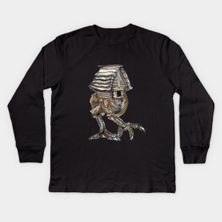 Baba Yaga's House Kids Long Sleeve T-Shirt